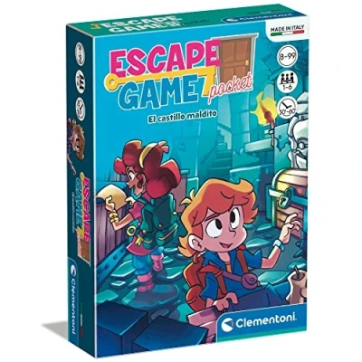 Imagen de Clementoni Escape Room Castillo Juego de Mesa Familiar a Partir 8 años (55459)