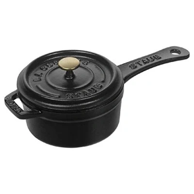Imagen de Staub Salsera, Hierro Fundido, Negro Mate, 10 cm