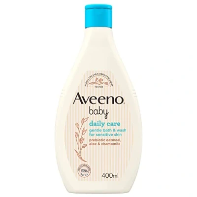 Imagen de AVEENO Baby Cuidado diario suave baño y lavado 400 ml, el embalaje puede variar