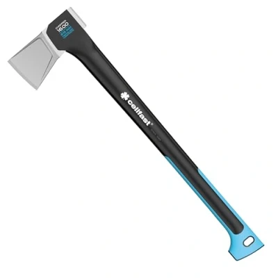 Imagen de Cellfast Hacha para tronchar C1600 ENERGO™, Alta calidad de acero templado, Superficie antideslizante SAFETOUCH™, 61,5cm, 1,6 kg, 41 005