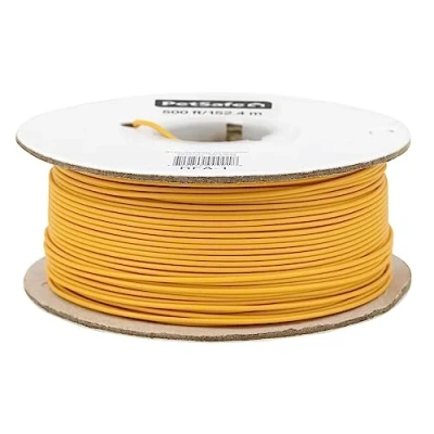 Imagen de PetSafe Alambre de límite, Carrete 500 pies Cobre Calibre 20 núcleo sólido, Valla para Mascotas en el Suelo, los Colores Pueden Variar, Amarillo