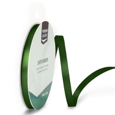 Imagen de Vaessen Creative Cinta de Raso 6mm x 10m Verde Oscuro