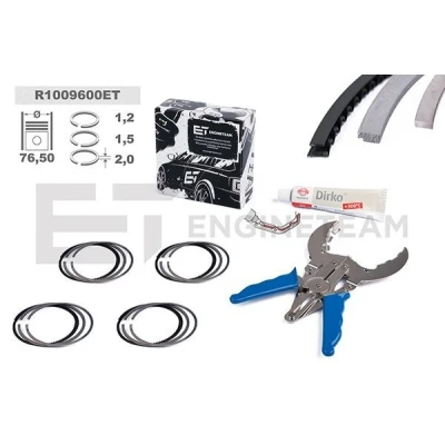 Imagen de ET ENGINETEAM R1009600ET Juego de Segmentos Pistón 76,5 VOLKSWAGEN: Golf 5, Jetta 3, Touran I, SEAT: Ibiza 4, 4 Sportcoupe, SKODA: Fabia 2