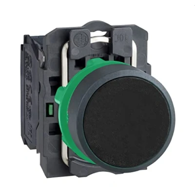 Imagen de Schneider Electric XB5AA21 Pulsador, 1NA, 22mm Ø, 52mm x 30mm 42mm, Negro