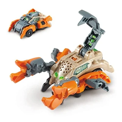 Imagen de VTech Switch&amp;Go Dinos OneClick, Veneno el escorpión blindado, Dinosaurios y figuras de acción, Juguete transformable en 1click 2en1 Dino Car, Para niños +3 años, Versión ESP