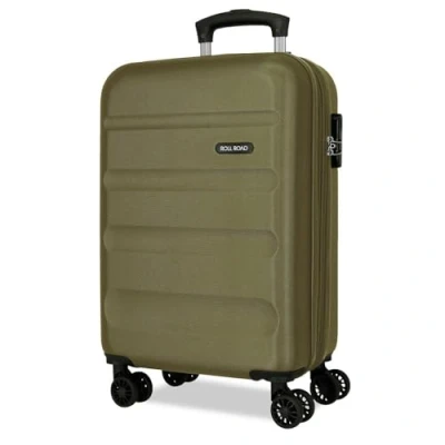 Imagen de Roll Road Flex Maleta de Cabina Verde 35x55x20 cms Rígido 2,5 kgs Cierre combinación Lateral ABS 33L Extensible Equipaje Mano