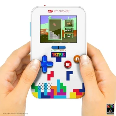 Imagen de Consola retro Myarcade Tetris Go Gamer, 301 juegos, Blanco