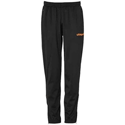 Imagen de Uhlsport Stream 22 Classic Pants Pantalones De Poliéster Cinturilla Ajustable con Cordón, Unisex niños, Black/Fluo Orange, 164