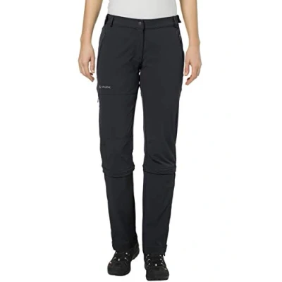 Imagen de Vaude Wo Farley Stretch Capri T Zip II Pantalón, Mujer, marrón/Coconut, 34 Short