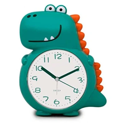 Imagen de AC Reloj Infantil analógico, Despertador con diseño de Dinosaurio Multifunciones Fabricado en plástico Resistente 20 x 15 12 cm