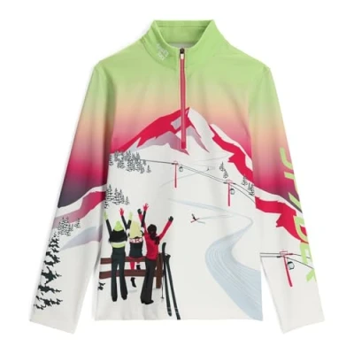 Imagen de Spyder SUNSET ZIP T NECK, Girls, Lime Ice, M