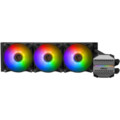 Imagen de MSI MAG CORELIQUID M360 AIO CPU refrigeración líquida 12 vías Split Flow de por agua, tubos a prueba evaporación, Soporta socket mainsteam como AM5 y 1700.