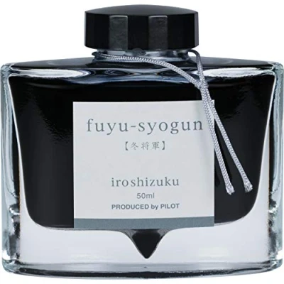 Imagen de PILOT Iroshizuku 69215 Fuyu Syogun Pluma estilográfica (50 ml), color gris