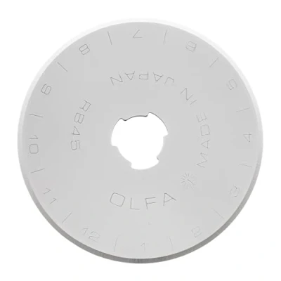 Imagen de Olfa 45 mm Recambios de Cuchilla giratoria, 5 Unidades