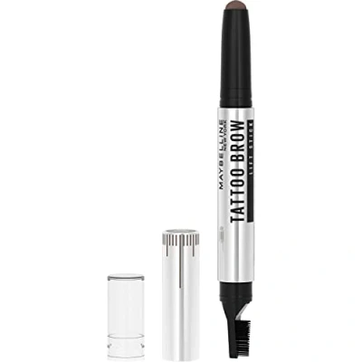 Imagen de Maybelline New York, Stick de cejas, Efecto laminado, Fórmula en cera, resultado natural, Tattoo Brow Lift Stick, Tono 03 Medium Brown