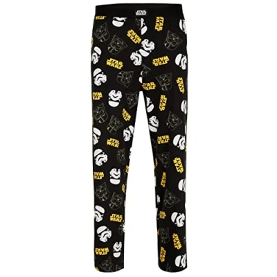 Imagen de Recovered pantalones de descanso para hombre Star Wars, Darth Vader y Storm Trooper, tela algodón estampada, pijama ropa dormir, multicolor, XXL