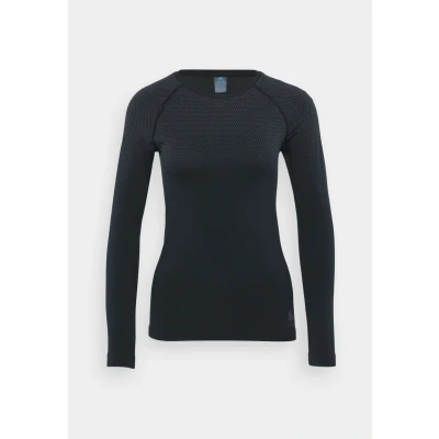 Imagen de Odlo Mujer Camiseta de Manga Larga Ropa Interior Funcional Performance Light Eco, Black, L