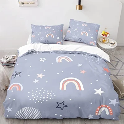 Imagen de MercrI Animales Nórdicos Fundas Nordicas Funda Nordica Cama 105 con De Almohada 40X75Cm 155X220Cm Nordico 155X220 Cómoda Microfibra