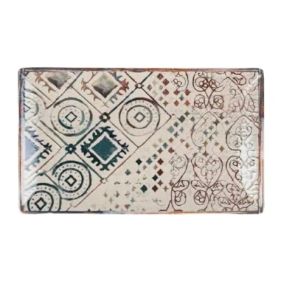 Imagen de La Mediterránea Fuente de Cocina Grecia Porcelana Rectangular 25,3 x 15 1,8 cm (18 Unidades)