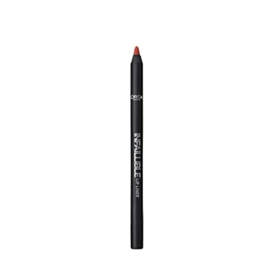 Imagen de L&#039;Oreal Paris Make up designer Infallible Lip Liner, Tonorojo 105 Red Fiction