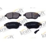 Imagen de KRAFT 6003322 Juego de pastillas freno Eje delantero con contacto avisador desgaste FIAT: BRAVO 2, Grande Punto Hatchback, Stilo Hatchback