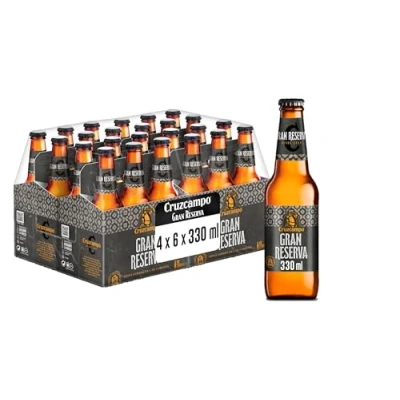 Imagen de Cruzcampo Gran Reserva Cerveza Caja de 24 Botellas x 330 ml Total: 7.92 L