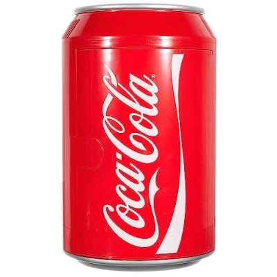 Imagen de Coca Cola Mini Nevera Cool Can 10 en Lata óptica, para Enfriar y Calentar Bebidas Alimentos, 12/230V, 9 L, Rojo