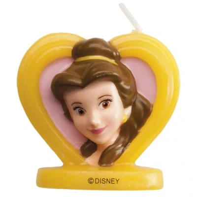 Imagen de Dekora Vela de Cumpleaños 3D Bella para Tartas Infantiles 5,5 cm