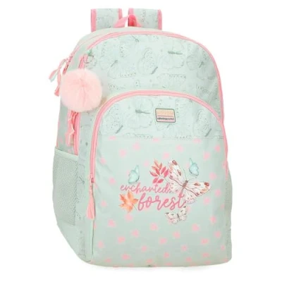 Imagen de MOVOM Enchanted forest Mochila Escolar Verde 33x46x17 cms Poliéster 25,81L