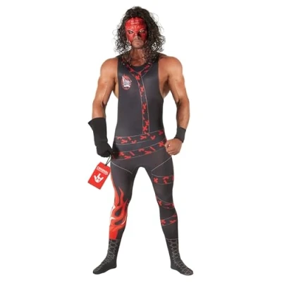 Imagen de Morphsuits Disfraz De Lucha Libre Adulto Kane El Gran Monstruo, Luchador Hombre, Despedida Soltero Carnaval Hombre Talla XL