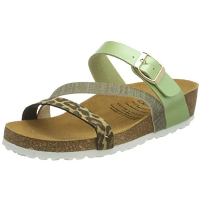 Imagen de Lico Natural Glitter, Mule Mujer, Verde (Green), 40 EU