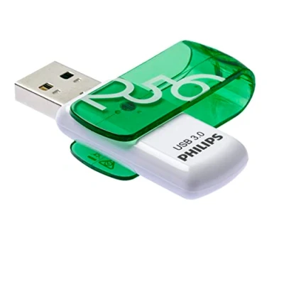 Imagen de Philips Flash Drive Vivid 256GB USB 3.0, FM25FD00B Negro Unidad