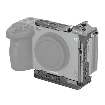 Imagen de SMALLRIG Jaula de Liberación Rápida HawkLock para Sony FX3/FX30, con Zapata Fría y Riel NATO, Placa Arca, Estabilizador dji RS 3/RS 3 Pro/RS 4/RS 4 Pro 4772