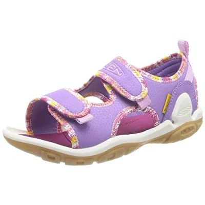 Imagen de KEEN Knotch Creek Open Toe, Sandalias Unisex niños, Morado (English Lavender/Festival Fuchsia), 22 EU