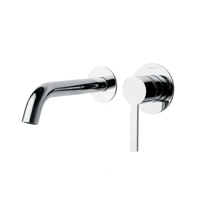 Imagen de Ramon Soler Grifo de Lavabo Monomando Empotrado Cromado con Sistema S2 Ahorro Agua Serie Drako