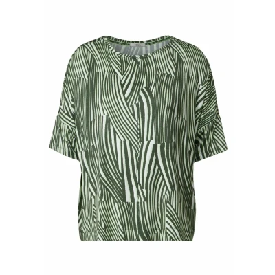 Imagen de CECIL B321296 Camiseta de Gran tamaño, Cool Khaki, XL Mujeres