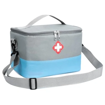 Imagen de Romon Bolsa Primeros Auxilios Portátil, Botiquín de Vacio, Impermeable Gran Capacidad Médico Vacío, Emergencia para Hogar, Oficina