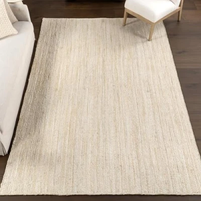 Imagen de nuLOOM Rigo Hand Woven Farmhouse Jute Alfombras, Yute, Hueso, 305 x 427 cm (Rectangular), 13