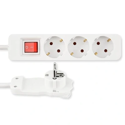 Imagen de REV Ritter 12326114 Enchufe Schuko Blanco 2m