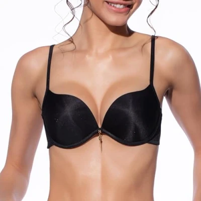 Imagen de Creaciones Selene Raquel Sujetador pushup, Mujer, Talla: 85B, Schwarz
