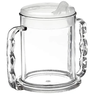 Imagen de Patterson Medical Taza ancha clara con 2 asas (285 ml)