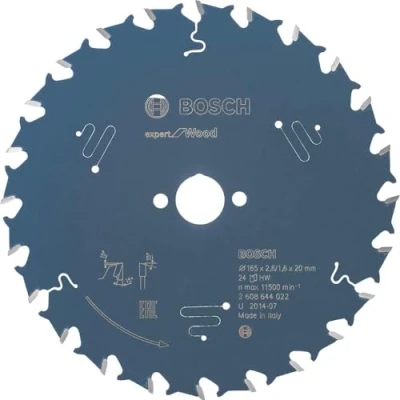 Imagen de Bosch Professional 2608644022 Disco de sierra circular CSB Expert madera: 165x20x24D