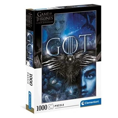 Imagen de Clementoni Puzzle de 1000 Piezas Juego Tronos, Adulto Personajes Game of Thrones (39589)