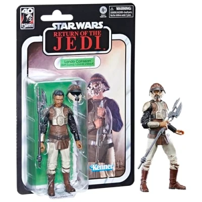 Imagen de Star Wars Hasbro The Black Series Lando Calrissian Juguete a Escala de 15 cm El Regreso del Jedi Figura colección 40 Aniversario Edad: 4+, F7077