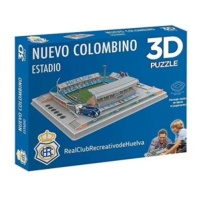 Imagen de BANDAI Puzzle Estadio 3D Nuevo Colombino (Recre) National Soccer Club Figura de colección, Multicolor, Talla Única (Eleven Force EF10179)