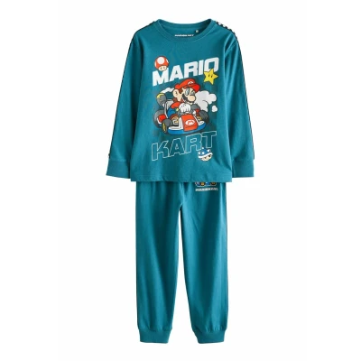 Imagen de Next 2 PACK SET Pijama para niños, Talla: 3a, Mario kart green blue