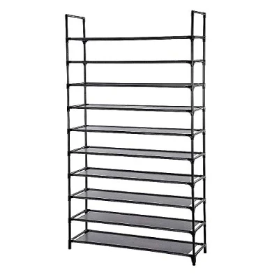 Imagen de LANTUS Zapatero de 10 Niveles, Organizador Zapatos, con Capacidad para 50 Pares Salón, Guardarropa y Vestíbulo 100 * 30 176cm Capa