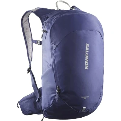 Imagen de Salomon Trailblazer Unisex Mochila de senderismo, Talla: One Size, Mazarine blue/ghost gray