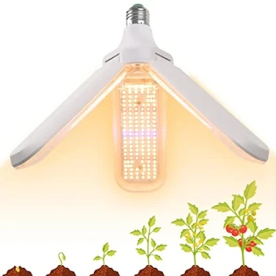 Imagen de 100W Bombilla de Crecimiento Espectro Completo 150 LED Lamparas para Plantas Interior E27 Cultivo Hidropónica Invernadero Grow Box Hortalizas Flores (150W)