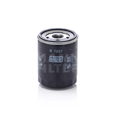 Imagen de MANN FILTER W 7037 Filtro de aceite M 20 X 1.5 con válvula bloqueo retorno enroscable SUBARU: Forester III, Impreza III Hatchback